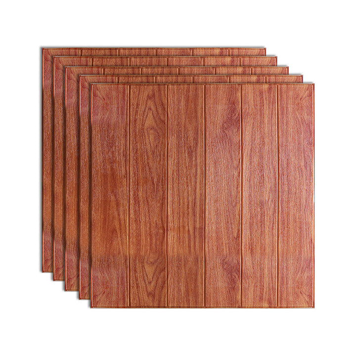 Lisslune | Modern Artificial Wood Grain Wall Access Panel Peel-and-Stick Foam Back Panel