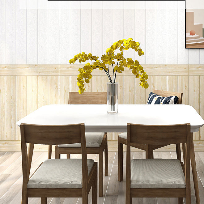 Lisslune | Modern Artificial Wood Grain Wall Access Panel Peel-and-Stick Foam Back Panel