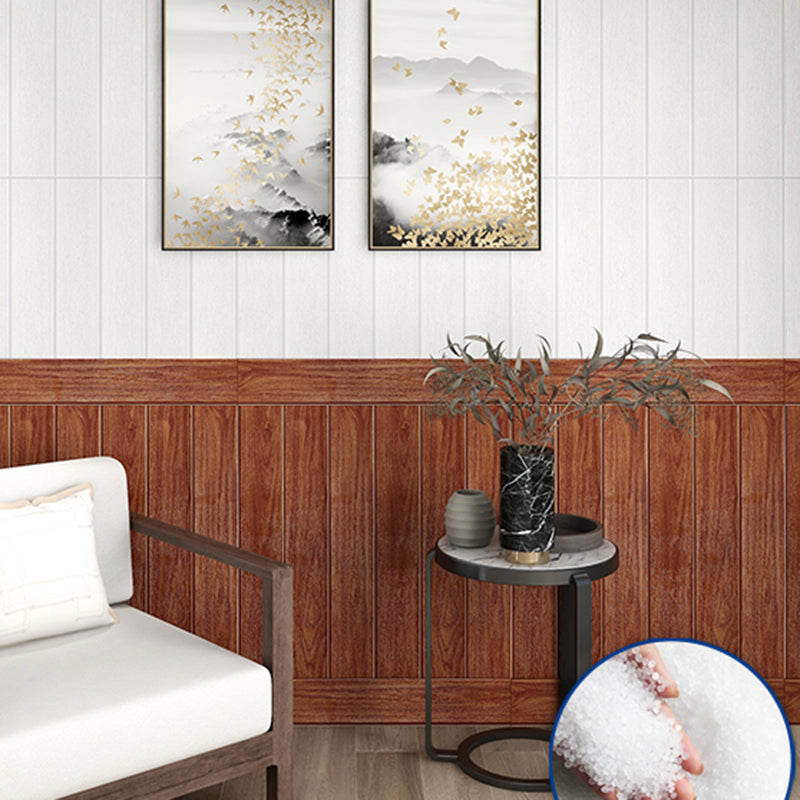 Lisslune | Modern Artificial Wood Grain Wall Access Panel Peel-and-Stick Foam Back Panel