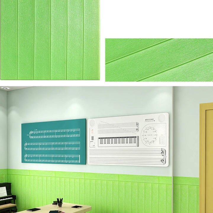 Lisslune | Modern Artificial Wood Grain Wall Access Panel Peel-and-Stick Foam Back Panel
