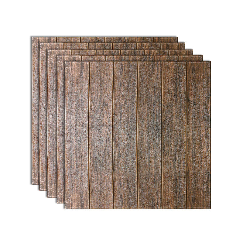 Lisslune | Modern Artificial Wood Grain Wall Access Panel Peel-and-Stick Foam Back Panel