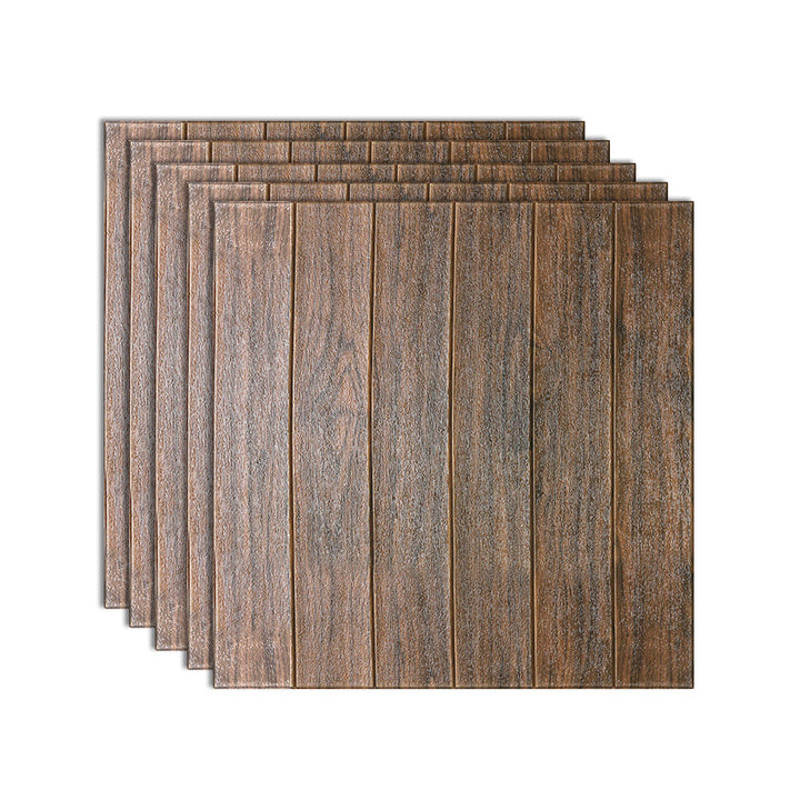 Lisslune | Modern Artificial Wood Grain Wall Access Panel Peel-and-Stick Foam Back Panel