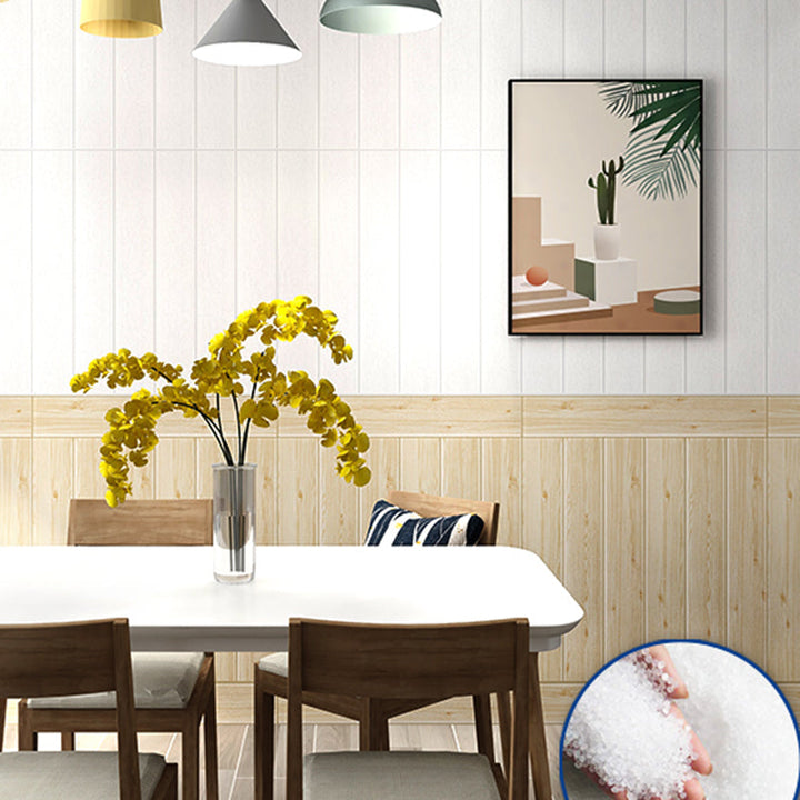 Lisslune | Modern Artificial Wood Grain Wall Access Panel Peel-and-Stick Foam Back Panel