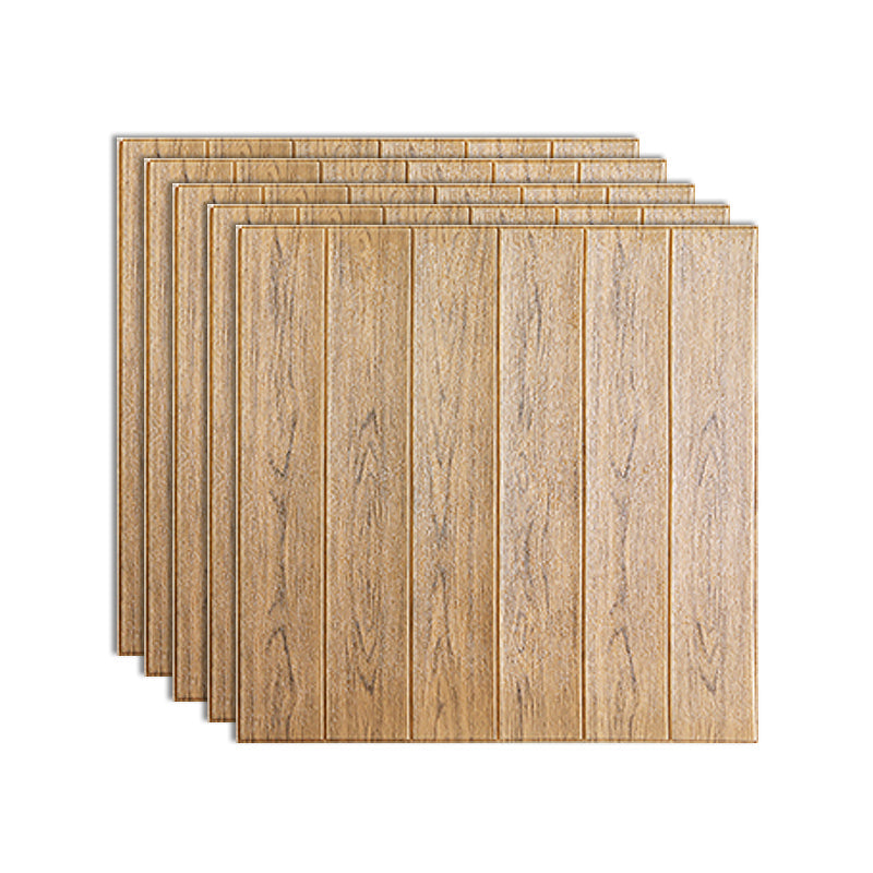 Lisslune | Modern Artificial Wood Grain Wall Access Panel Peel-and-Stick Foam Back Panel