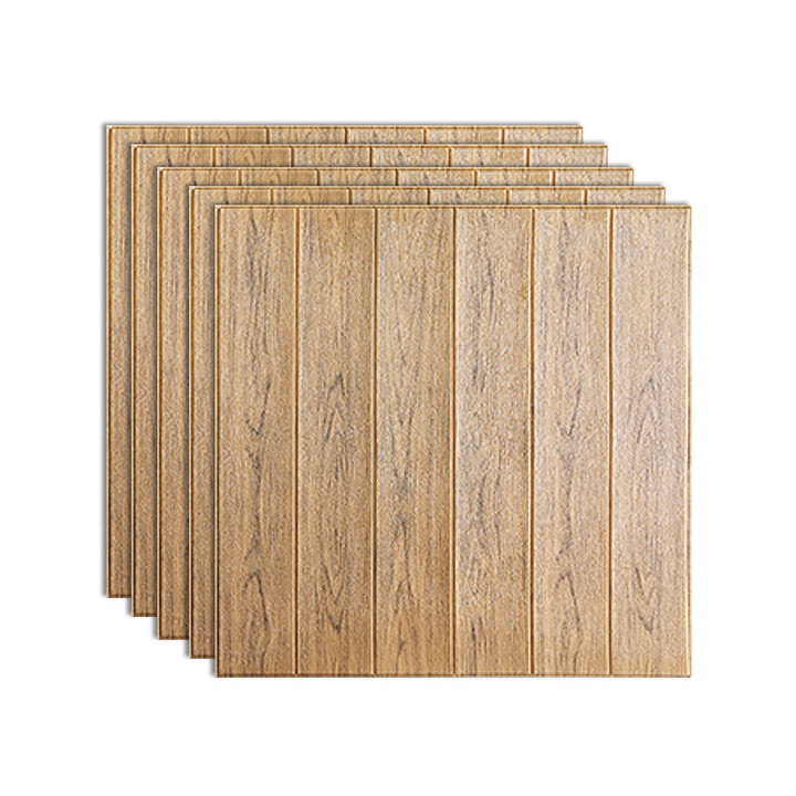 Lisslune | Modern Artificial Wood Grain Wall Access Panel Peel-and-Stick Foam Back Panel