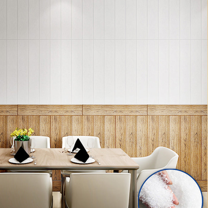 Lisslune | Modern Artificial Wood Grain Wall Access Panel Peel-and-Stick Foam Back Panel