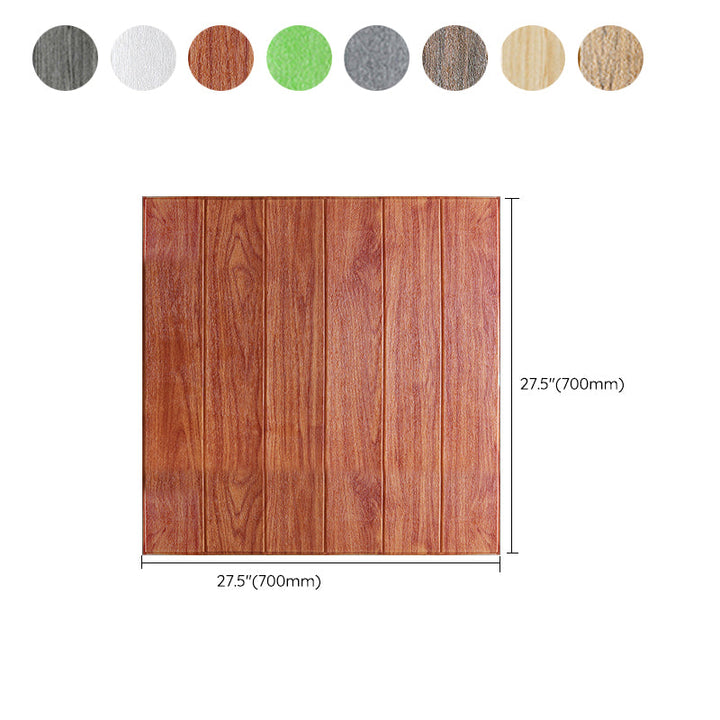 Lisslune | Modern Artificial Wood Grain Wall Access Panel Peel-and-Stick Foam Back Panel