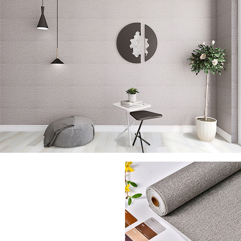 Lisslune | Modern Tin Back Wall Cladding Texture Linen Roll Wall Ceiling Panel