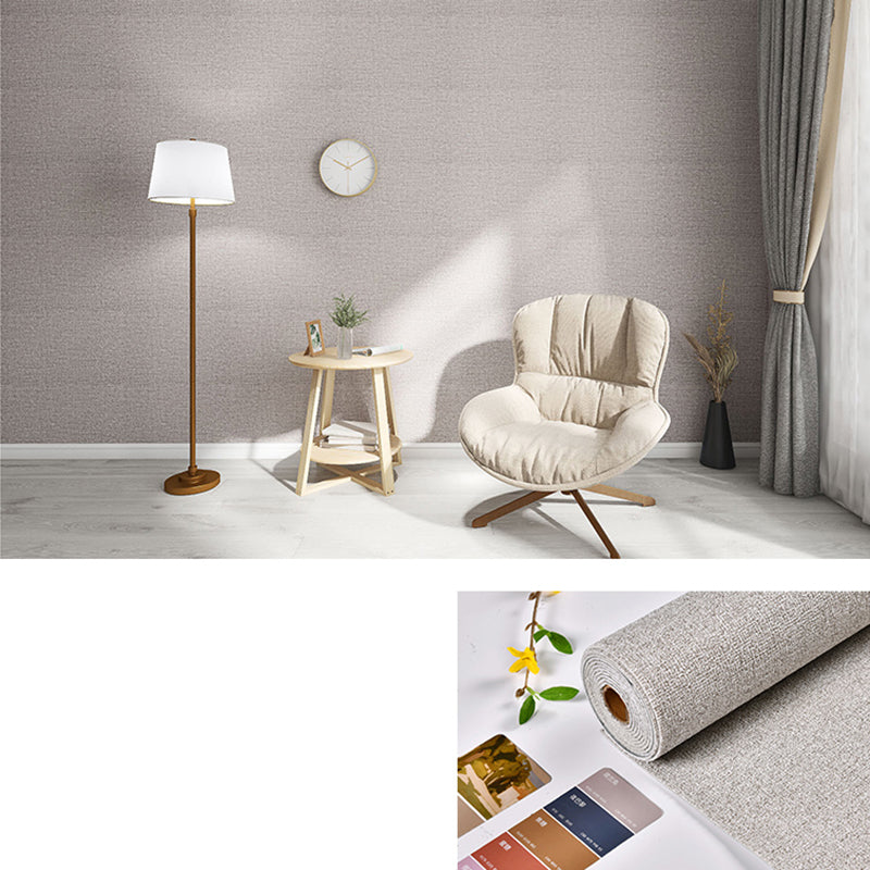 Lisslune | Modern Tin Back Wall Cladding Texture Linen Roll Wall Ceiling Panel