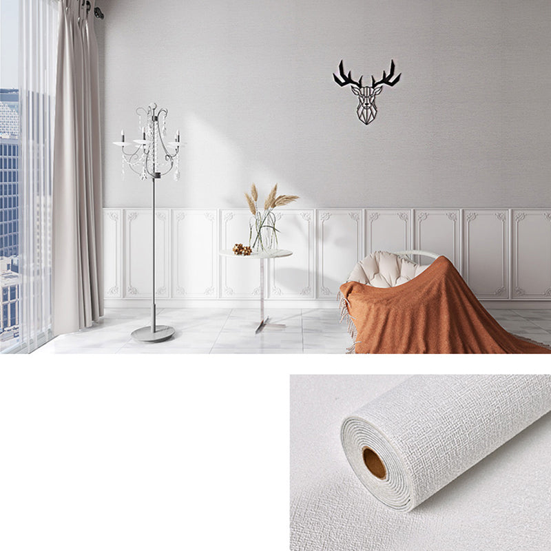 Lisslune | Modern Tin Back Wall Cladding Texture Linen Roll Wall Ceiling Panel