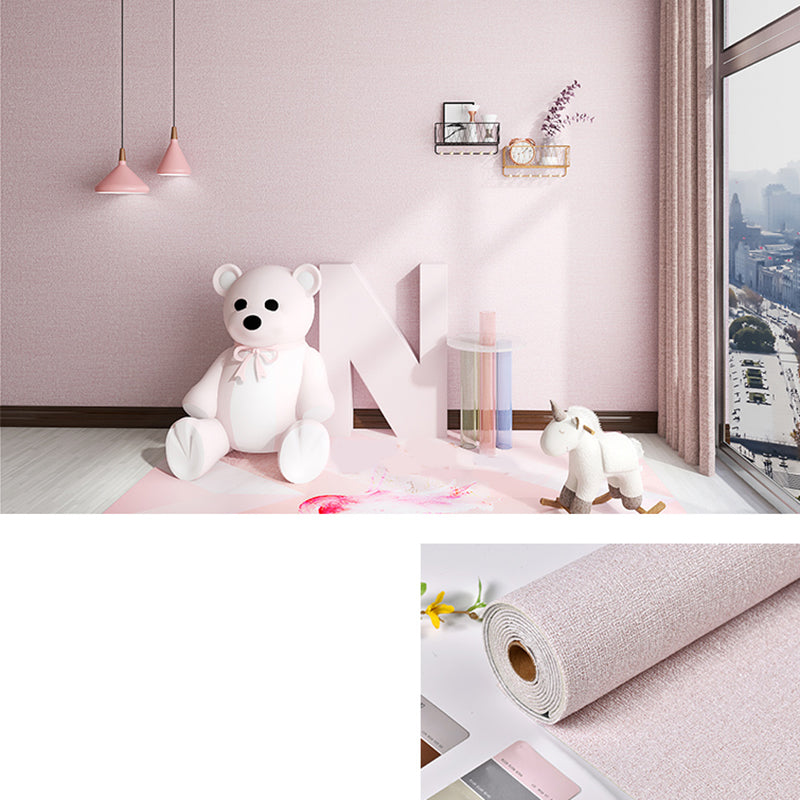 Lisslune | Modern Tin Back Wall Cladding Texture Linen Roll Wall Ceiling Panel