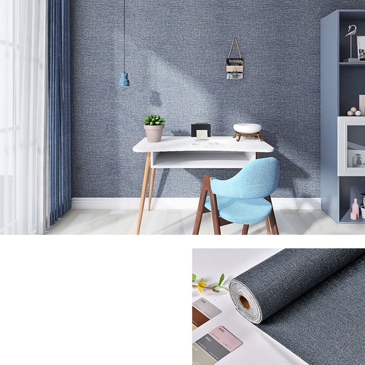 Lisslune | Modern Tin Back Wall Cladding Texture Linen Roll Wall Ceiling Panel