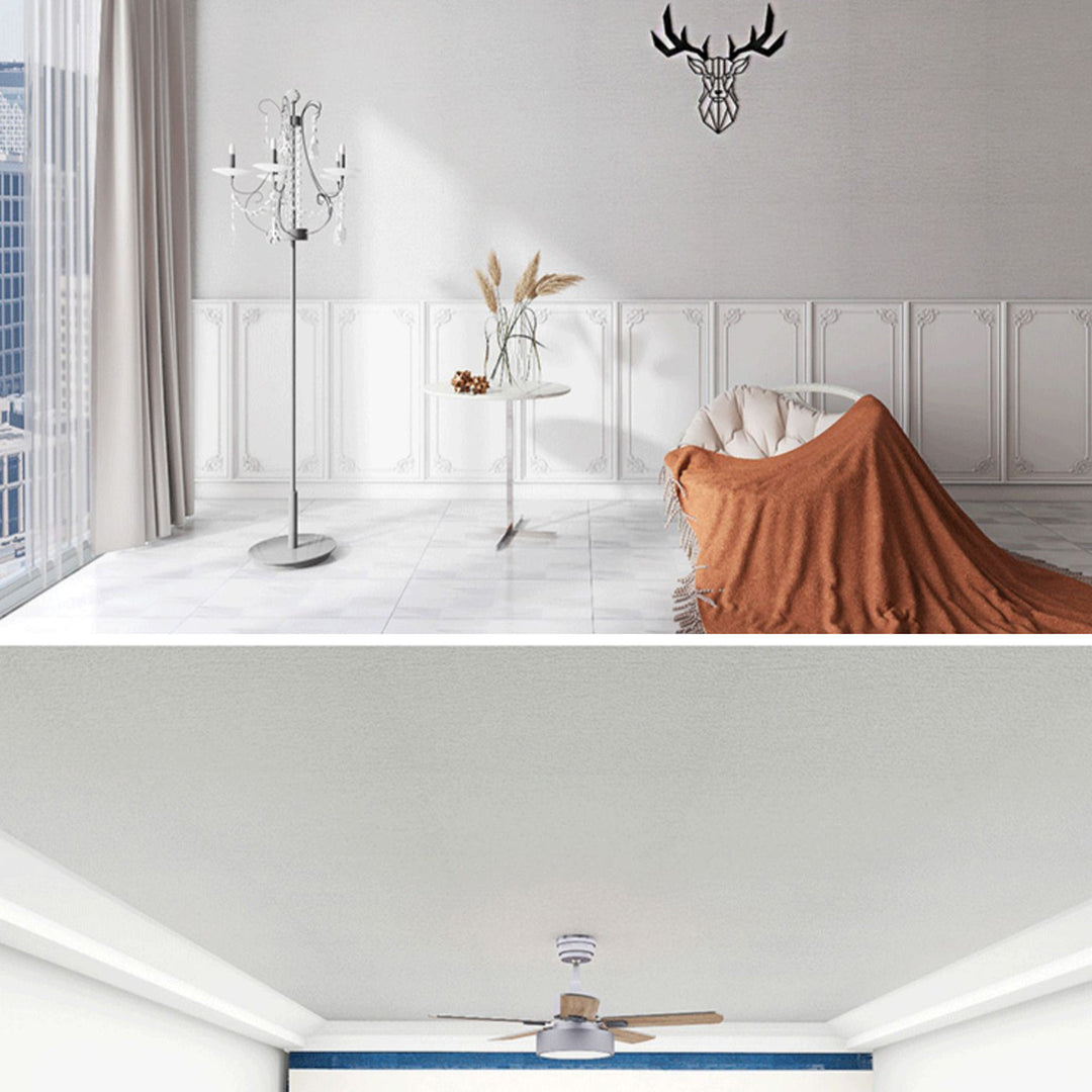 Lisslune | Modern Pearl Wainscoting Flax Wall Access Panel Self-Adhesive Wall Panels