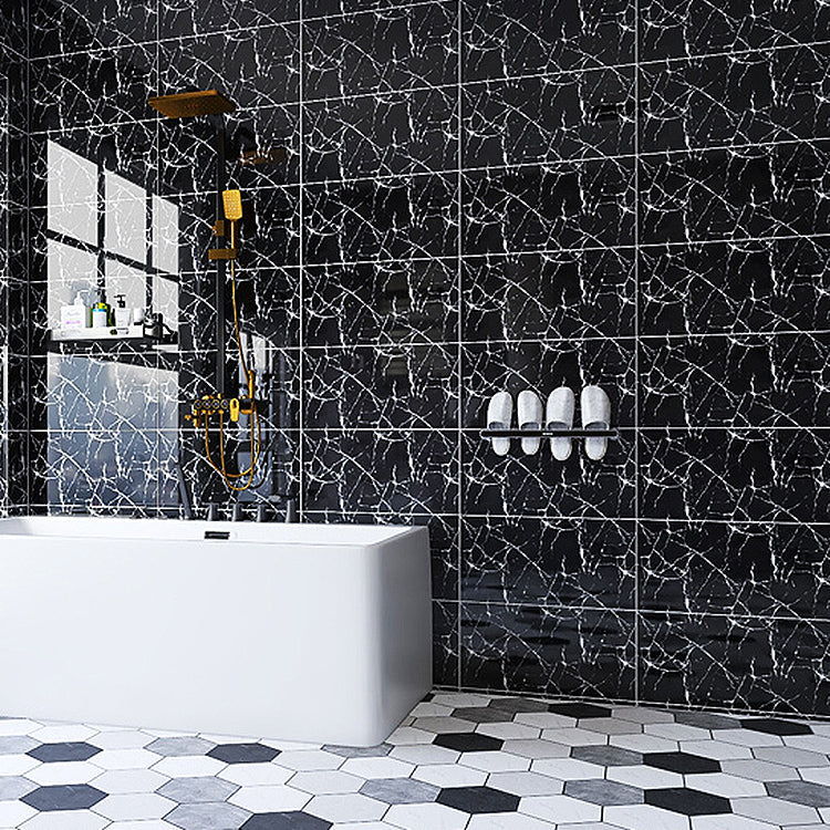 Lisslune | Individual Tile Wallpaper Contemporary Plastic Peel and Stick Wall Tile