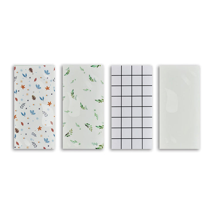 Lisslune | Individual Tile Wallpaper Contemporary Plastic Peel and Stick Wall Tile