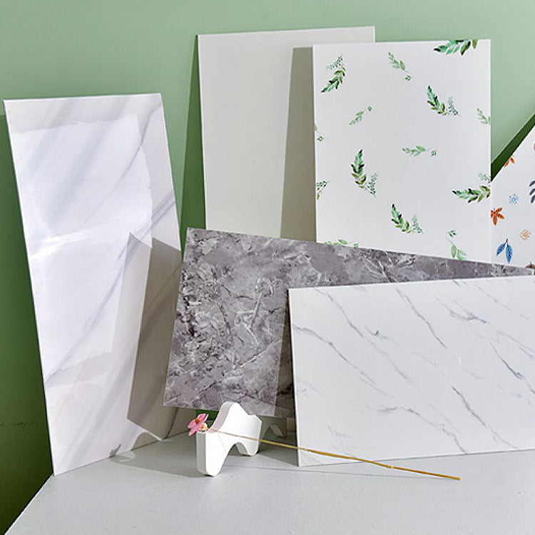 Lisslune | Individual Tile Wallpaper Contemporary Plastic Peel and Stick Wall Tile