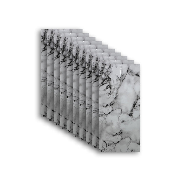 Lisslune | Individual Tile Wallpaper Contemporary Plastic Peel and Stick Wall Tile