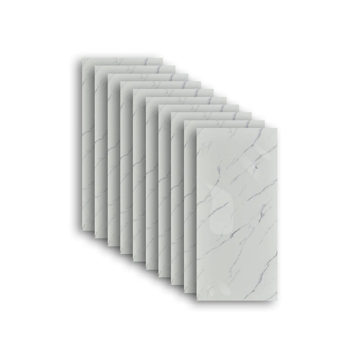 Lisslune | Individual Tile Wallpaper Contemporary Plastic Peel and Stick Wall Tile