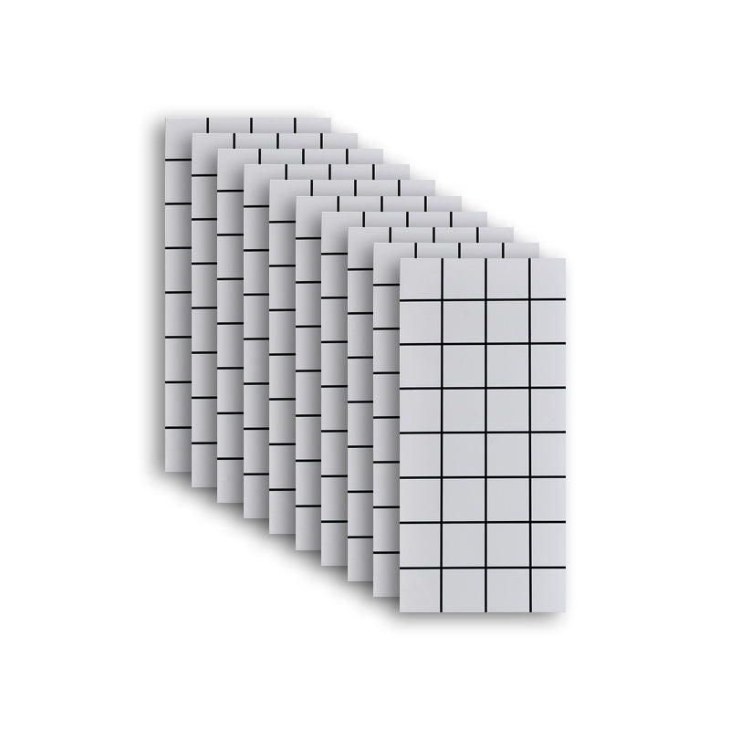 Lisslune | Individual Tile Wallpaper Contemporary Plastic Peel and Stick Wall Tile