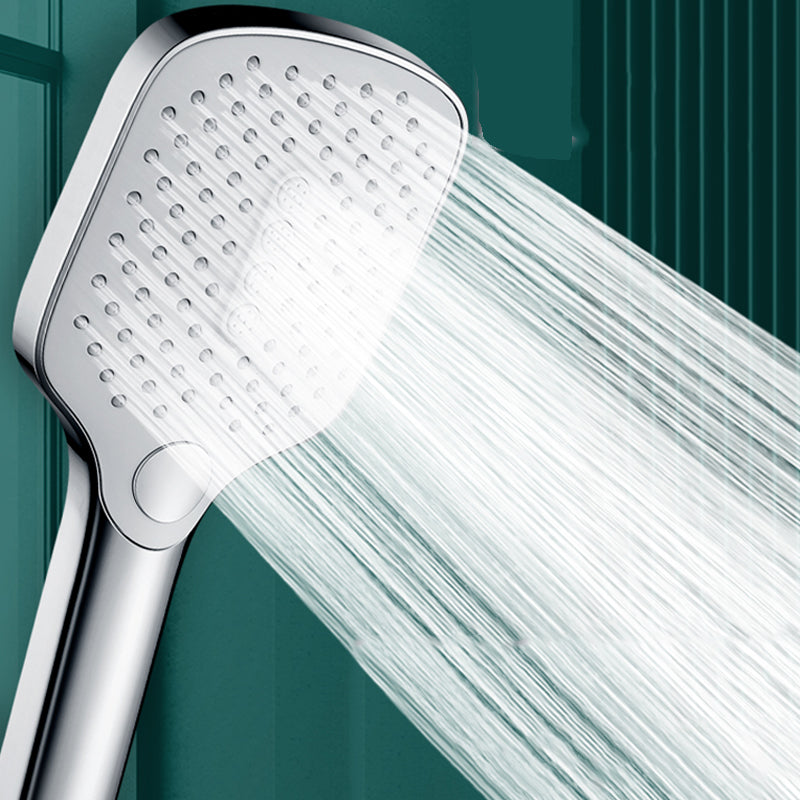 Lisslune | Rectangular Self-Cleaning Hand Shower Adjustable Spray Pattern Wall-Mounted Hand Shower