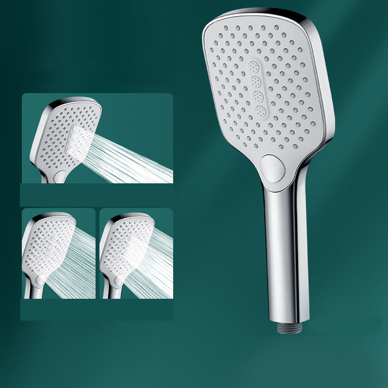 Lisslune | Rectangular Self-Cleaning Hand Shower Adjustable Spray Pattern Wall-Mounted Hand Shower