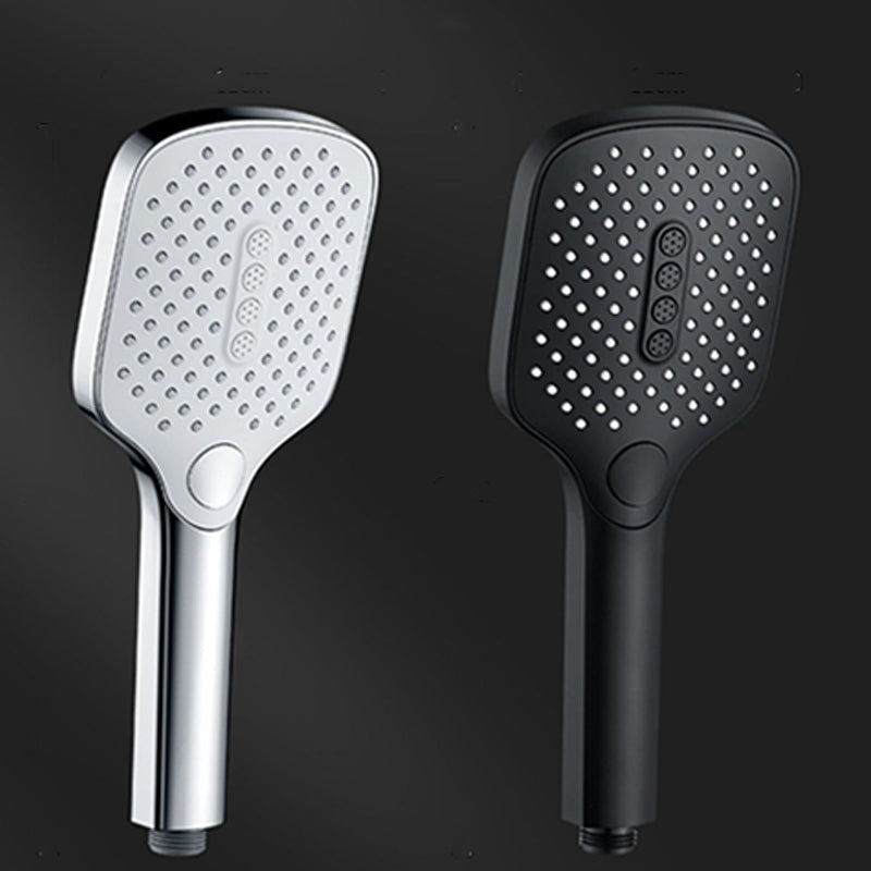 Lisslune | Rectangular Self-Cleaning Hand Shower Adjustable Spray Pattern Wall-Mounted Hand Shower
