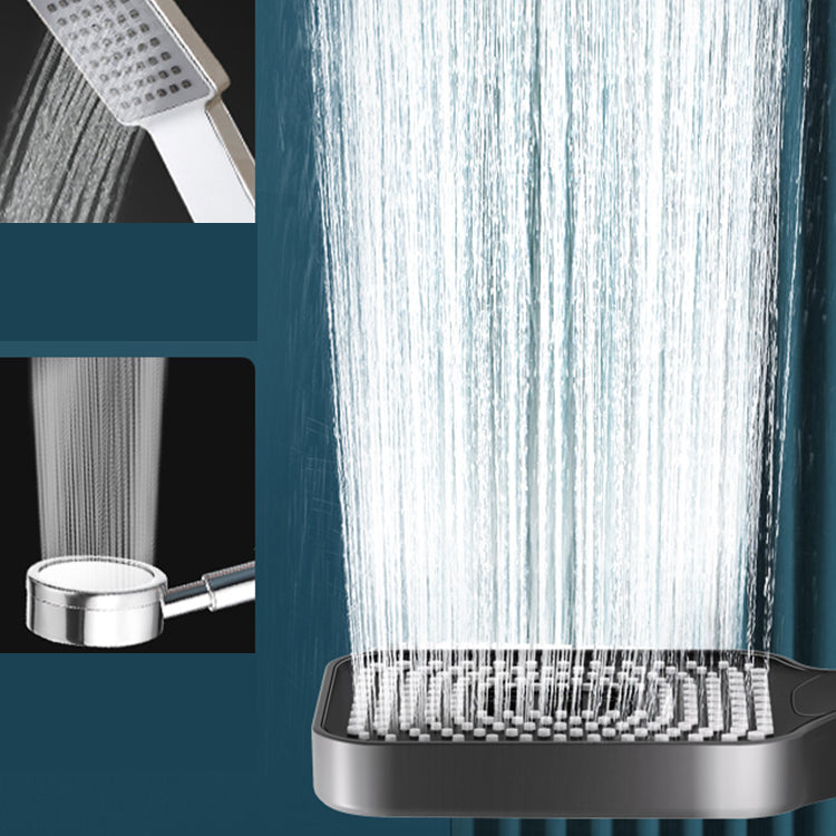 Lisslune | Rectangular Hand Shower Self-Cleaning Wall Mount Hand Shower