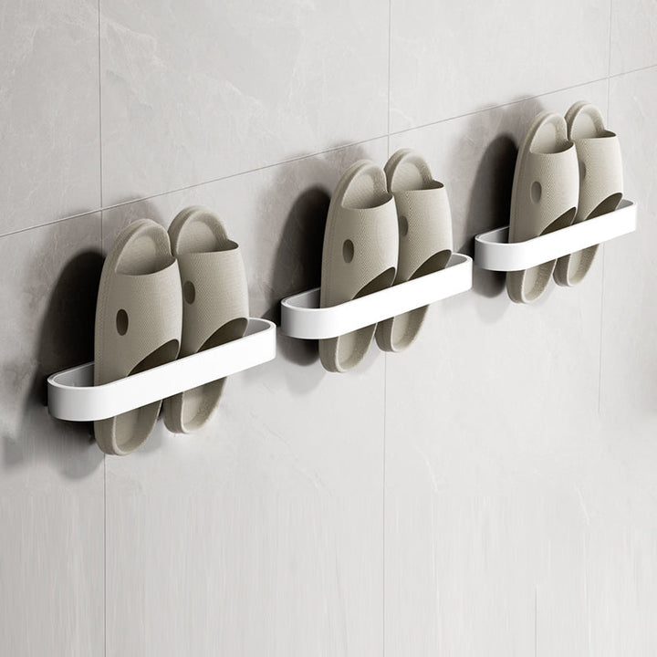 Lisslune | Minimalist Bathroom Accessories Set Metal Slipper Rack/Towel Holder