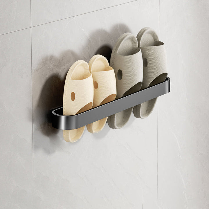 Lisslune | Minimalist Bathroom Accessories Set Metal Slipper Rack/Towel Holder