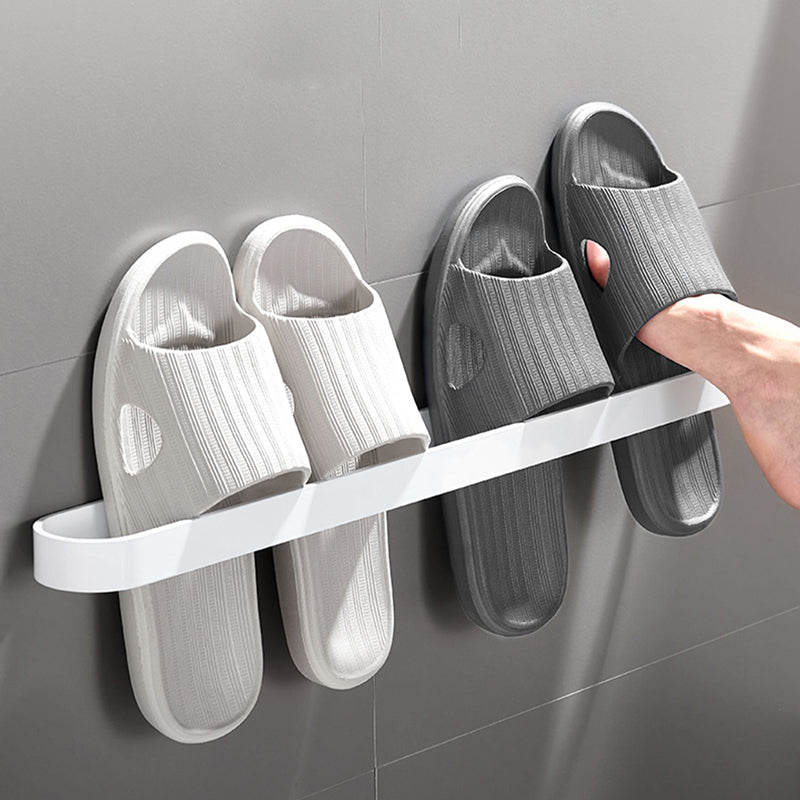 Lisslune | Minimalist Bathroom Accessories Set Metal Slipper Rack/Towel Holder