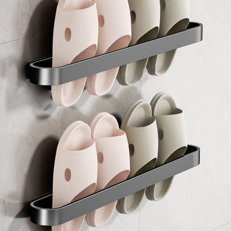 Lisslune | Minimalist Bathroom Accessories Set Metal Slipper Rack/Towel Holder