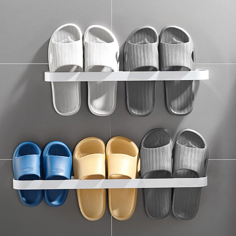 Lisslune | Minimalist Bathroom Accessories Set Metal Slipper Rack/Towel Holder