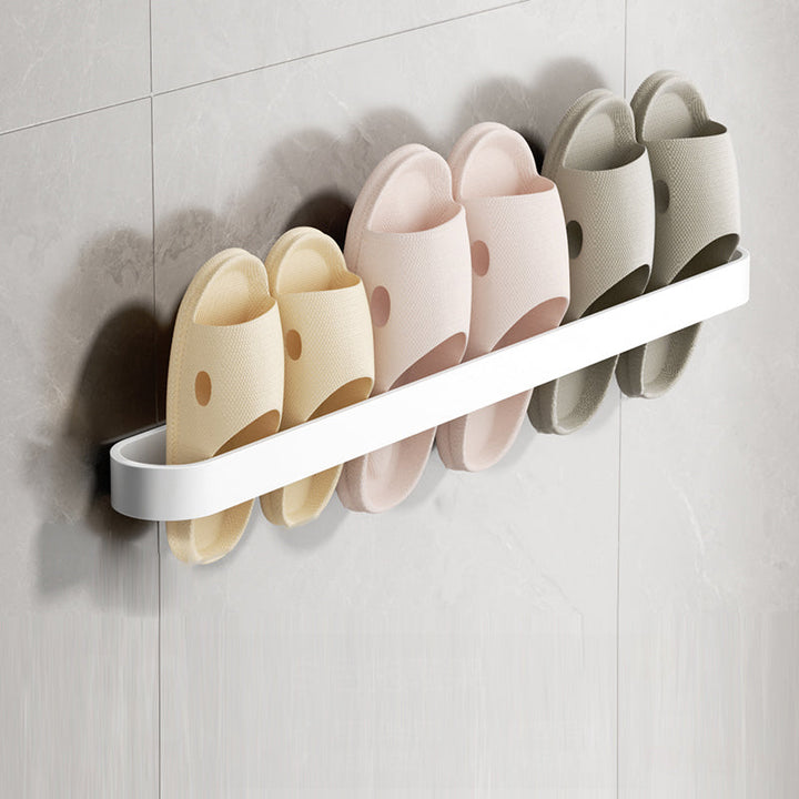 Lisslune | Minimalist Bathroom Accessories Set Metal Slipper Rack/Towel Holder