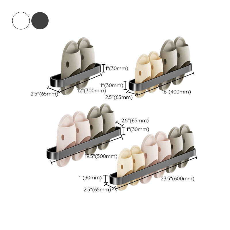 Lisslune | Minimalist Bathroom Accessories Set Metal Slipper Rack/Towel Holder