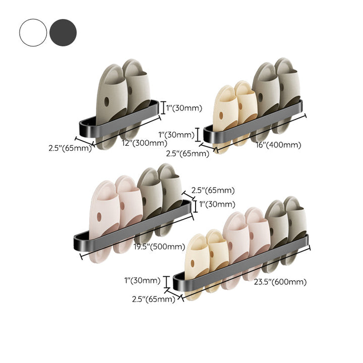 Lisslune | Minimalist Bathroom Accessories Set Metal Slipper Rack/Towel Holder