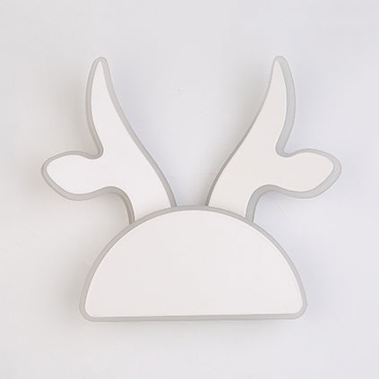 Skørter | White Finish Rabbit Wall Lamp Animal Cute Acrylic LED Wall Lamp for Hallway Children's Bedroom