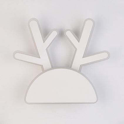 Skørter | White Finish Rabbit Wall Lamp Animal Cute Acrylic LED Wall Lamp for Hallway Children's Bedroom