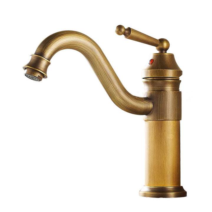 Lisslune | Farmhouse Widely Distributed Bathroom Faucet Vintage Single Hole Sink Faucet