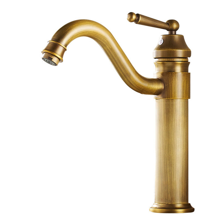 Lisslune | Farmhouse Widely Distributed Bathroom Faucet Vintage Single Hole Sink Faucet