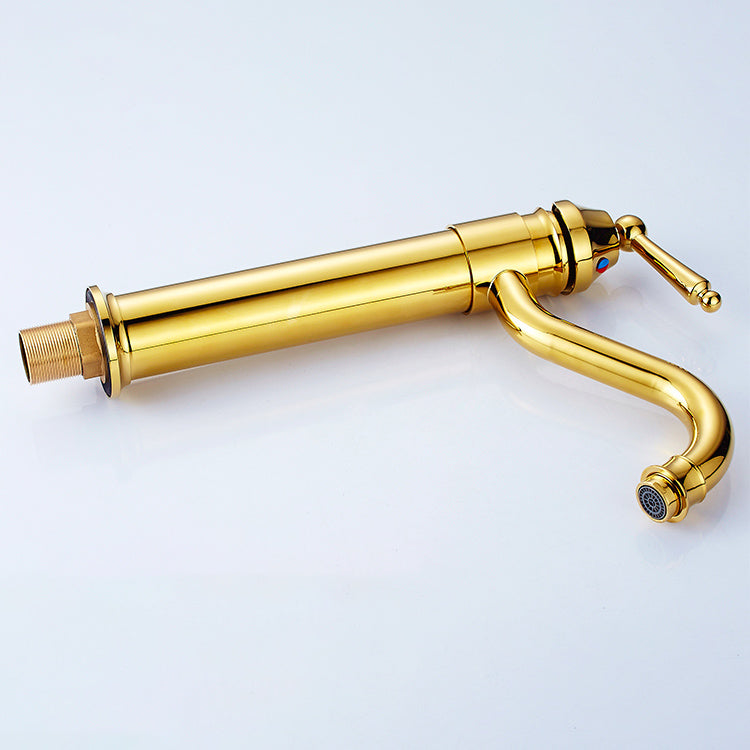 Lisslune | Farmhouse Widely Distributed Bathroom Faucet Vintage Single Hole Sink Faucet