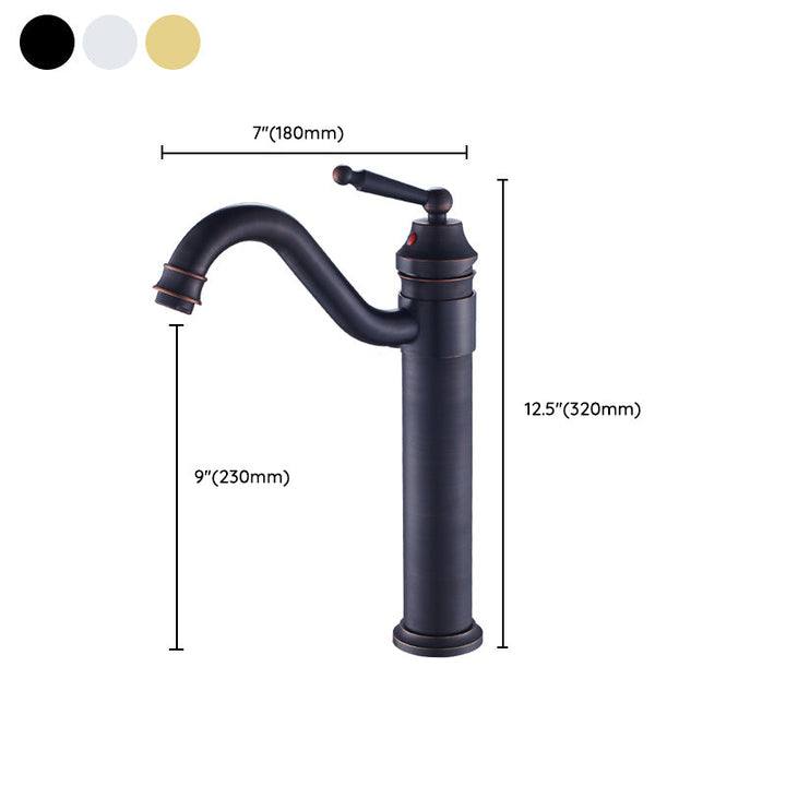 Lisslune | Farmhouse Widely Distributed Bathroom Faucet Vintage Single Hole Sink Faucet