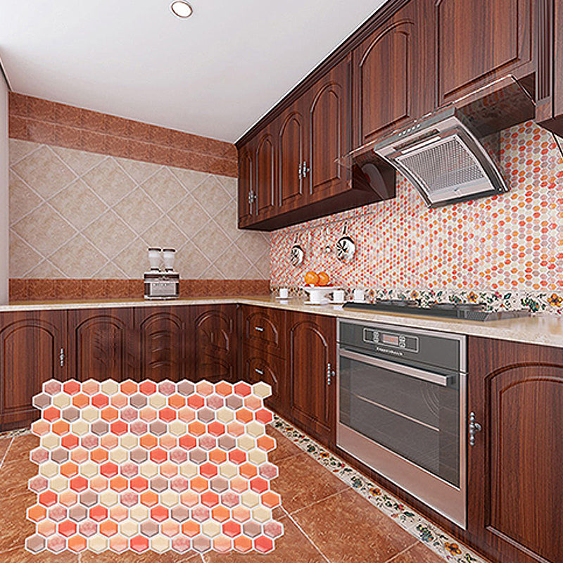 Lisslune | Colorful Mosaic Peel & Stick Tile Waterproof for Back Wall