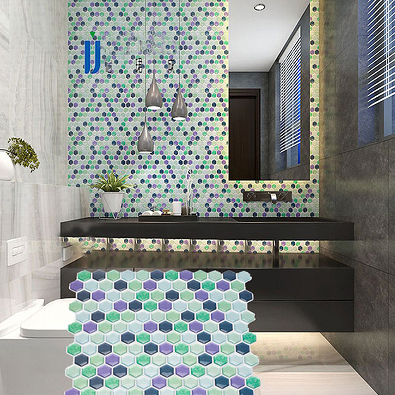 Lisslune | Colorful Mosaic Peel & Stick Tile Waterproof for Back Wall