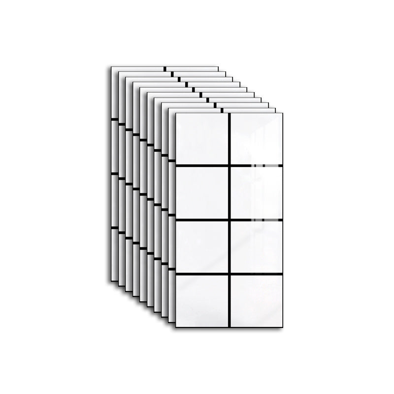 Lisslune | Rectangular Mold Resistant Tile PVC Singular Peel & Stick Tile for the Kitchen
