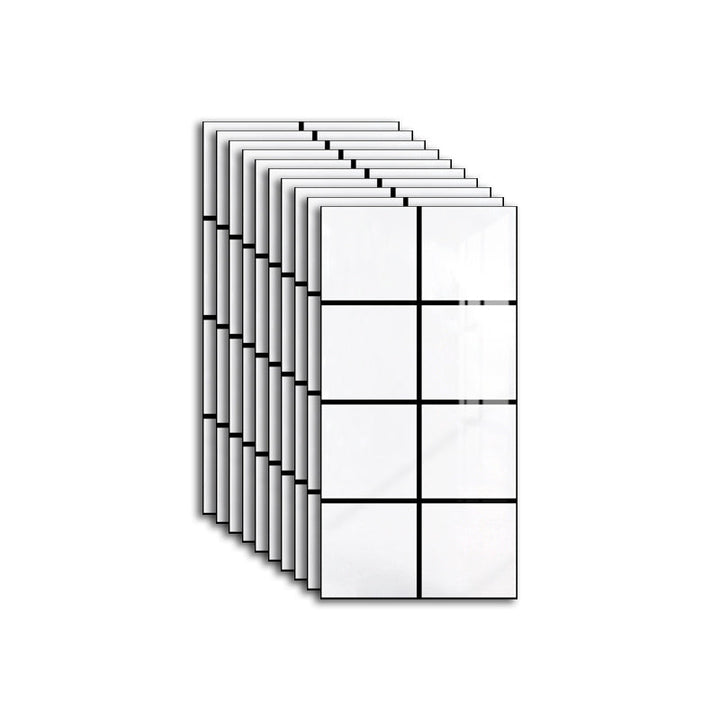Lisslune | Rectangular Mold Resistant Tile PVC Singular Peel & Stick Tile for the Kitchen