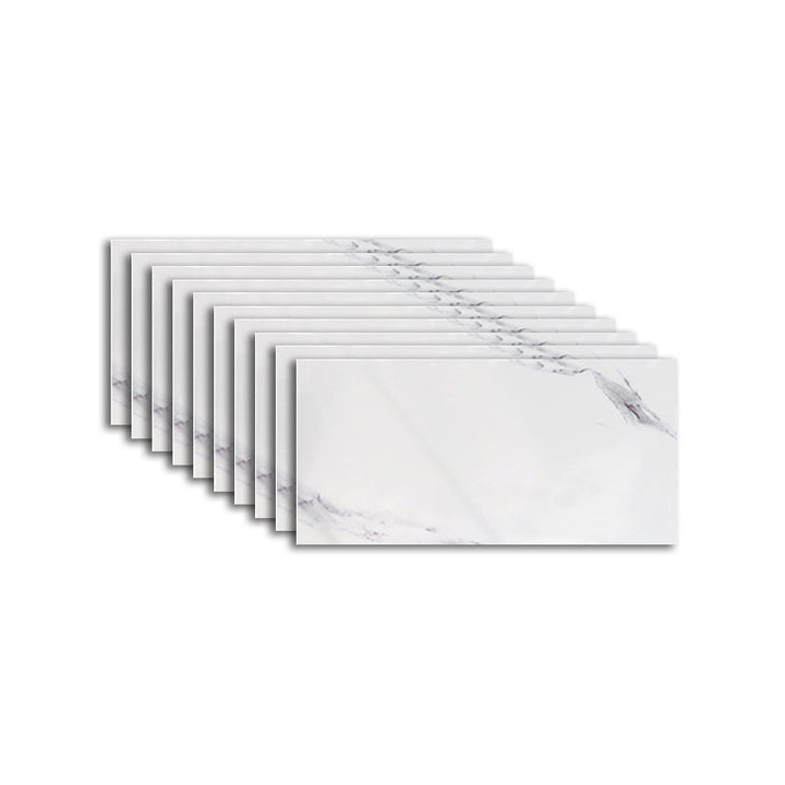 Lisslune | Rectangular Mold Resistant Tile PVC Singular Peel & Stick Tile for the Kitchen