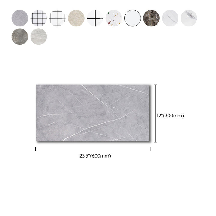 Lisslune | Rectangular Mold Resistant Tile PVC Singular Peel & Stick Tile for the Kitchen