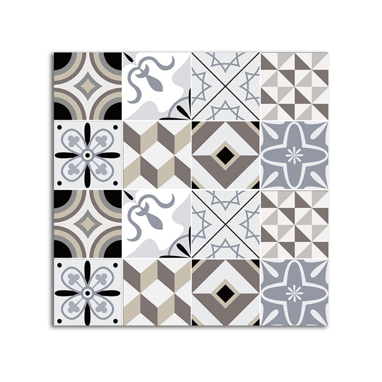 Lisslune | Spanish Pattern Single Tile Mold Resistant Peel & Stick Tile for Splashback