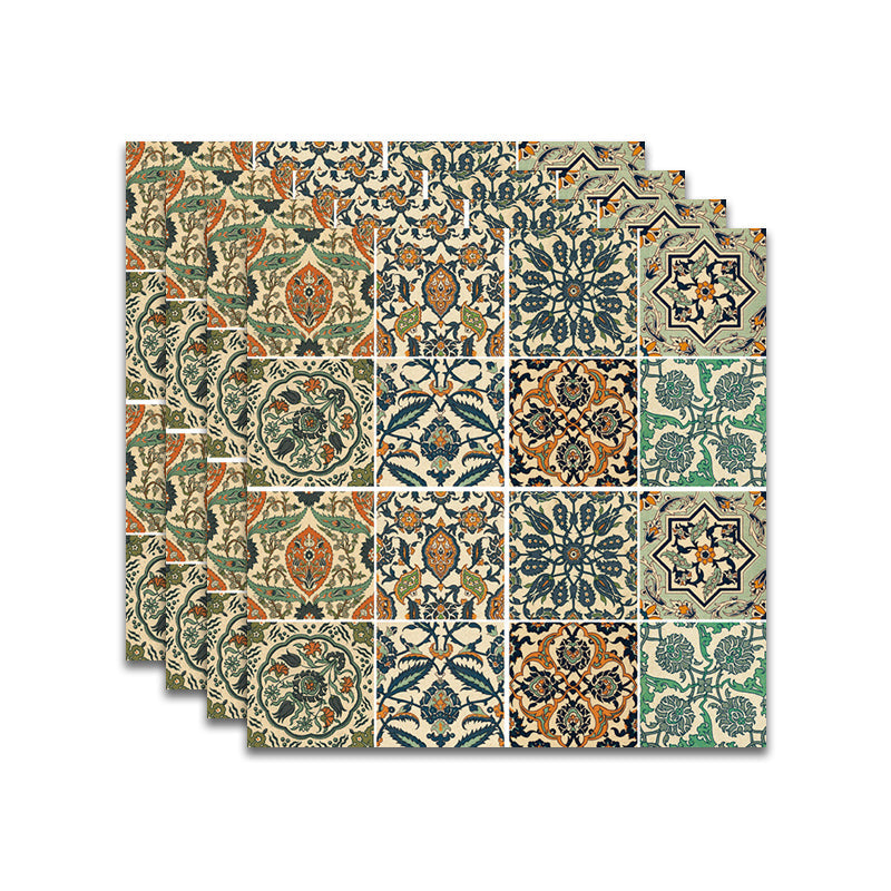 Lisslune | Spanish Pattern Single Tile Mold Resistant Peel & Stick Tile for Splashback