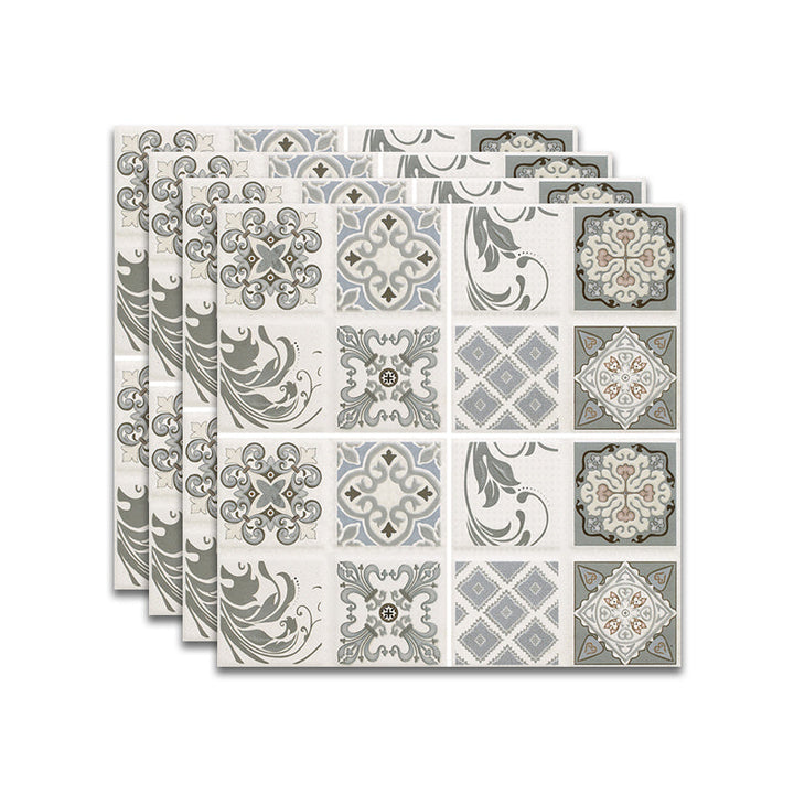 Lisslune | Spanish Pattern Single Tile Mold Resistant Peel & Stick Tile for Backsplash